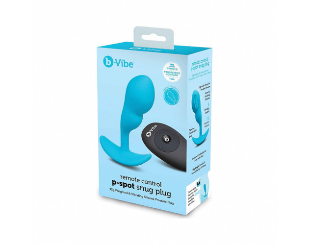 b-Vibe Vibrating P-Spot Snug Plug RC Sml