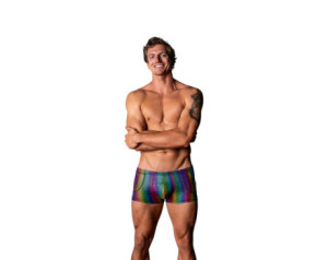 MP Pack & Play Pocket Short Rainbow XL