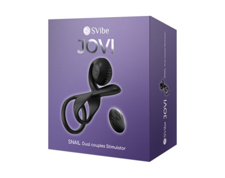 Snail Vibe SVibe JOVI Couples Ring Black