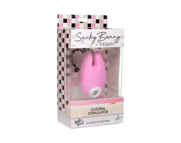 Shegasm Sucky Bunny Clitoral Stim Pink