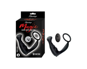 Magic Remote Slimfit Anal Plug Black