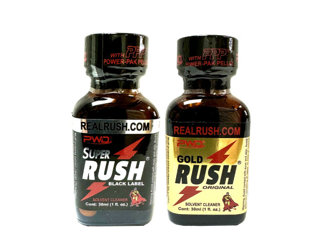 2-PACK SPECIAL 30ml Of: Super Rush Black & Gold Rush