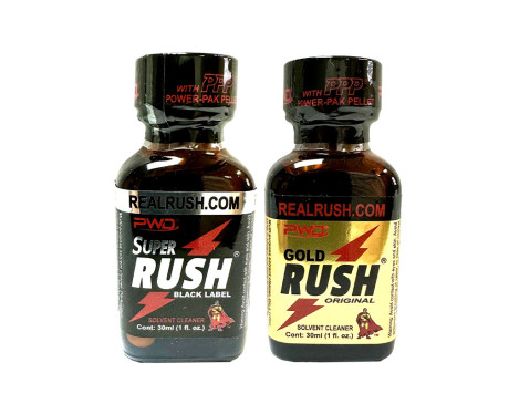 2-PACK SPECIAL 30ml Of: Super Rush Black & Gold Rush