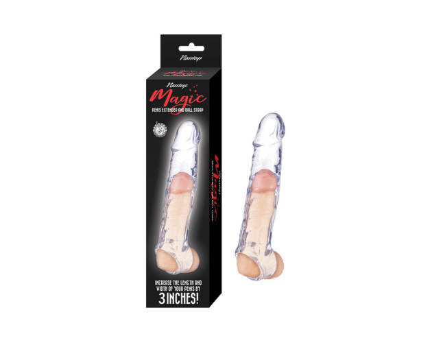 Magic Penis Extender&Ball Strap 6.5in Cl