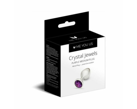 Me You Us Crystal Jewels Plug Purple M