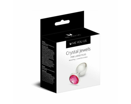 Me You Us Crystal Jewels Plug Pink L