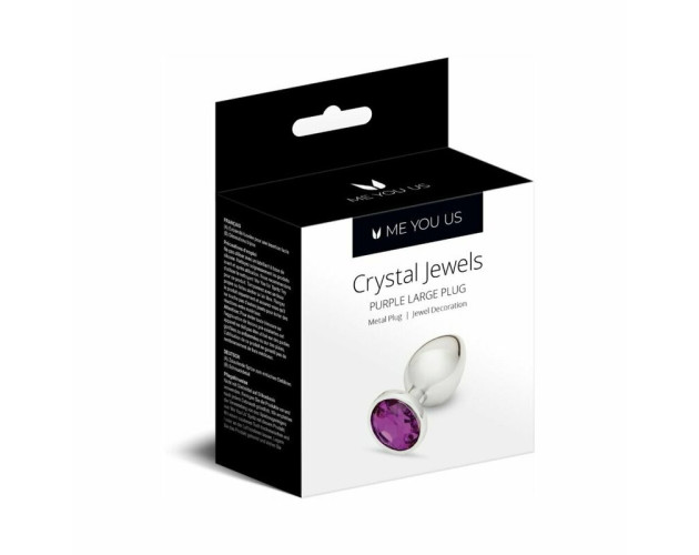 Me You Us Crystal Jewels Plug Purple L