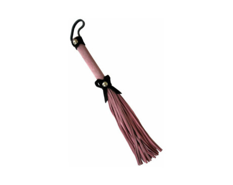 Love Knot Mini Flogger Pink w/ Blk Bow