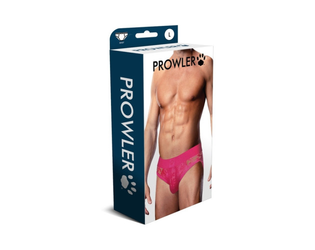 Prowler Lace Brief Pink L