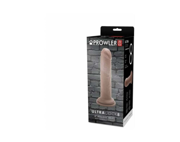 Prowler RED UltraCock 8in Real Dildo Car