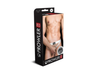 Prowler RED Ass-less Cockring Jock Wht M