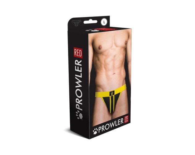 Prowler RED Ass-less Jock Strap Yellow L