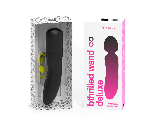 B Swish Bthrilled Premium Mini Wand Noir